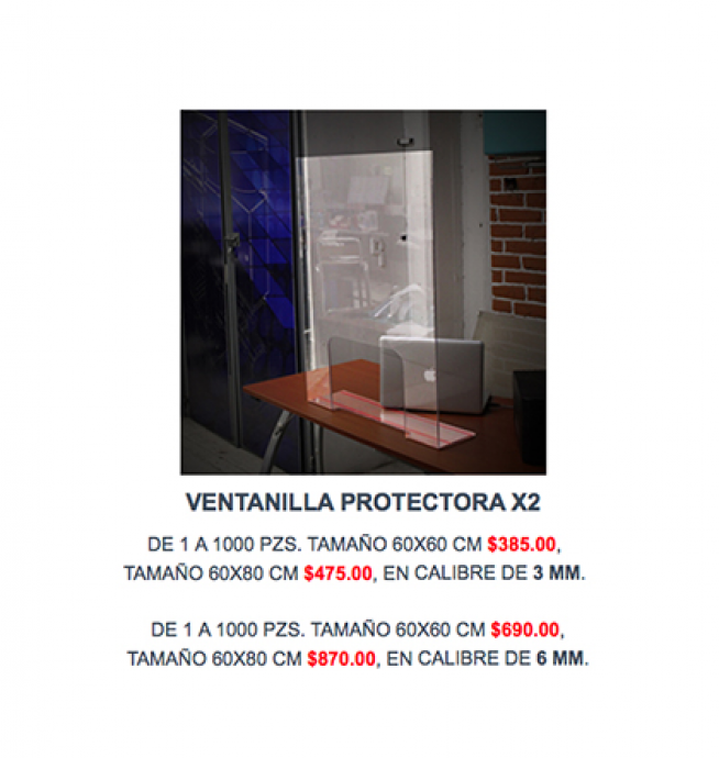 Ventanilla Protectora X2